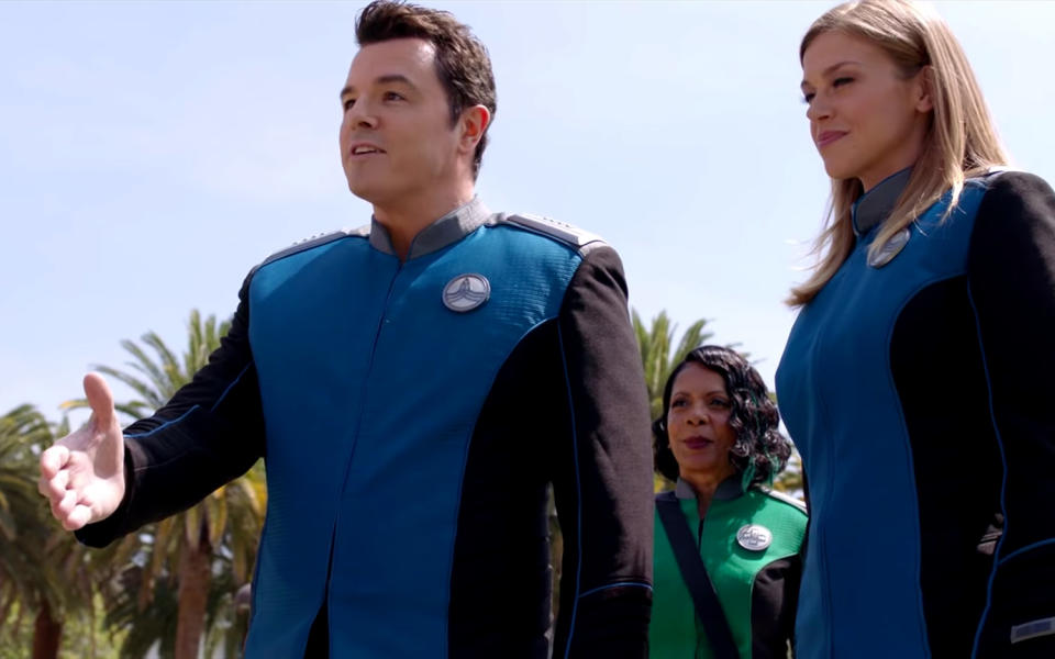 A still from the teaser trailer released at San Diego Comic-Con 2018 for "The Orville" Season 2. <cite>Fox</cite>